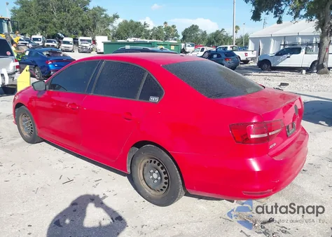 2015 Volkswagen Jetta 2.0L S из США, поврежденный, VIN 3VW2K7AJ1FM324175